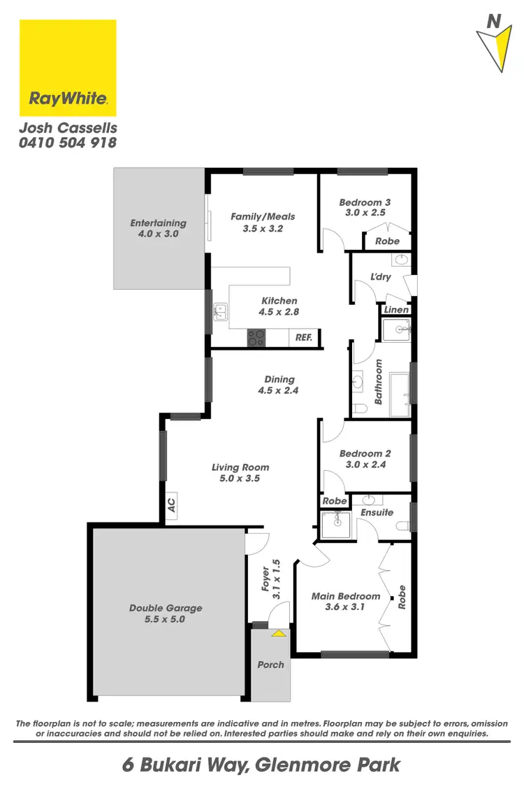 Floorplan of Homely house listing, 6 Bukari Way, Glenmore Park NSW 2745