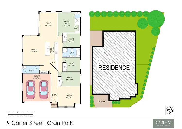 Floorplan of Homely house listing, 9 Carter Street, Oran Park NSW 2570