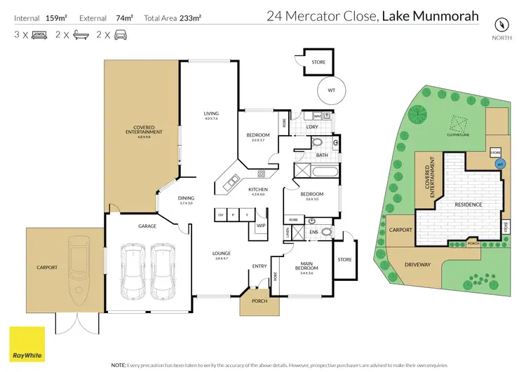 Floorplan of Homely house listing, 24 Mercator Close, Lake Munmorah NSW 2259