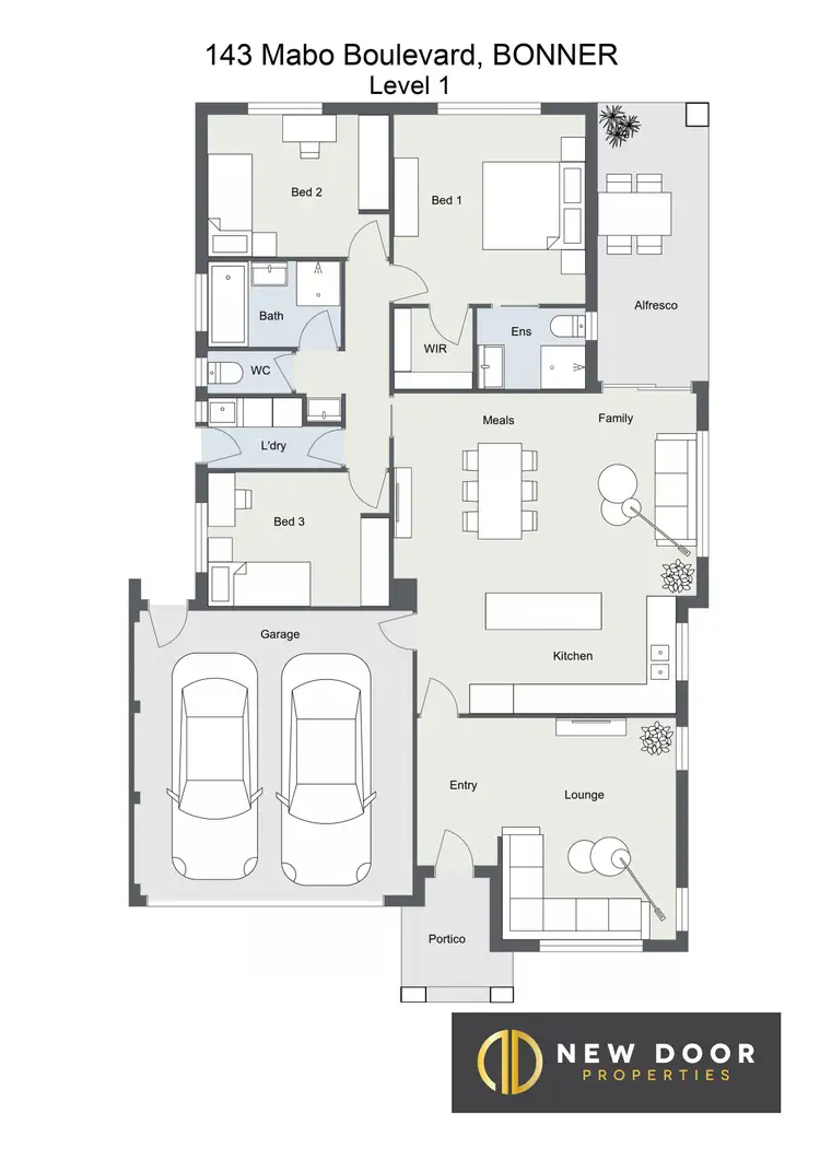Floorplan of Homely house listing, 143 Mabo Boulevard, Bonner ACT 2914