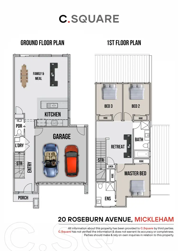 Floorplan of Homely house listing, 20 Roseburn Avenue, Mickleham VIC 3064