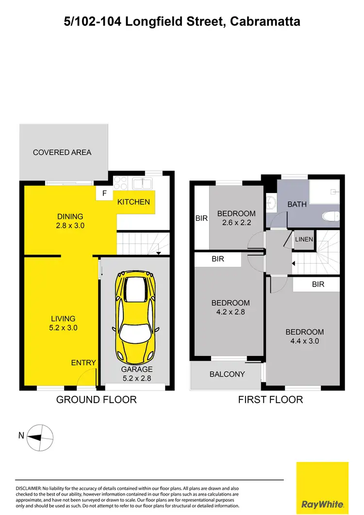 Floorplan of Homely townhouse listing, 5/102-104 Longfield Street, Cabramatta NSW 2166