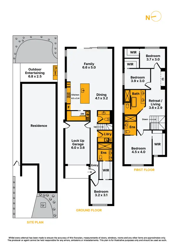 Floorplan of Homely house listing, 36a Gordon Street, Newport VIC 3015