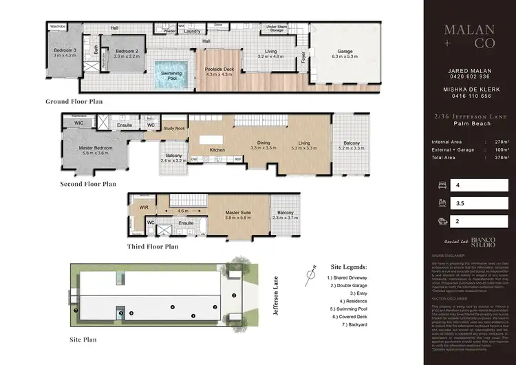 Floorplan of Homely villa listing, 2/36 Jefferson Lane, Palm Beach QLD 4221