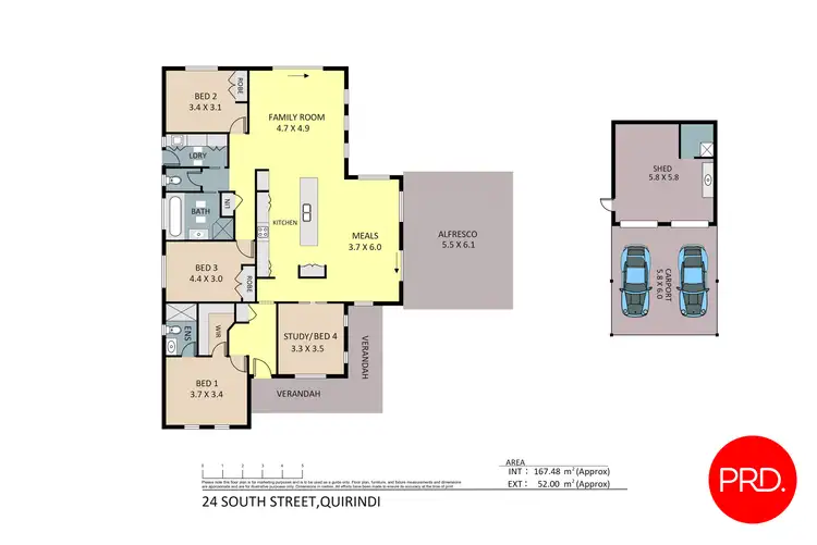 Floorplan of Homely house listing, 24 South Street, Quirindi NSW 2343
