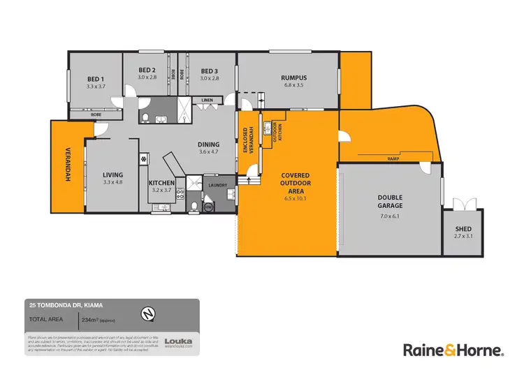 Floorplan of Homely house listing, 25 Tombonda Drive, Kiama NSW 2533