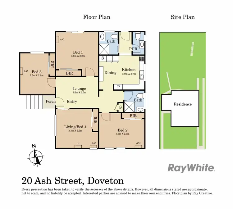 Floorplan of Homely house listing, 20 Ash Street, Doveton VIC 3177