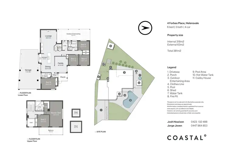 Floorplan of Homely house listing, 4 Forbes Place, Helensvale QLD 4212