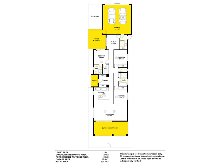 Floorplan of Homely house listing, 2 Dufferin Lane, Seaford Meadows SA 5169