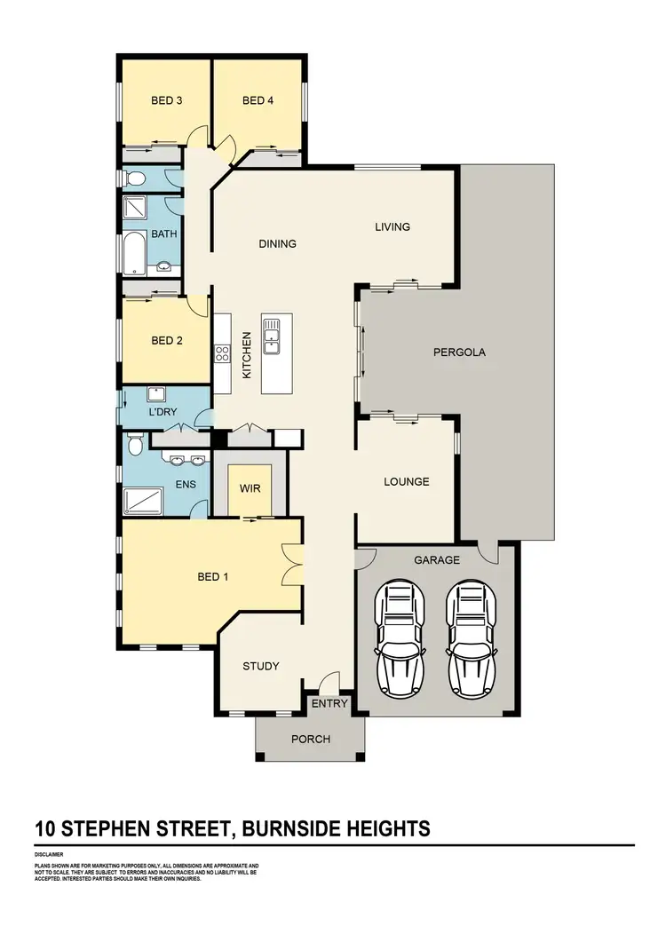 Floorplan of Homely house listing, 10 STEPHEN STREET, Burnside Heights VIC 3023