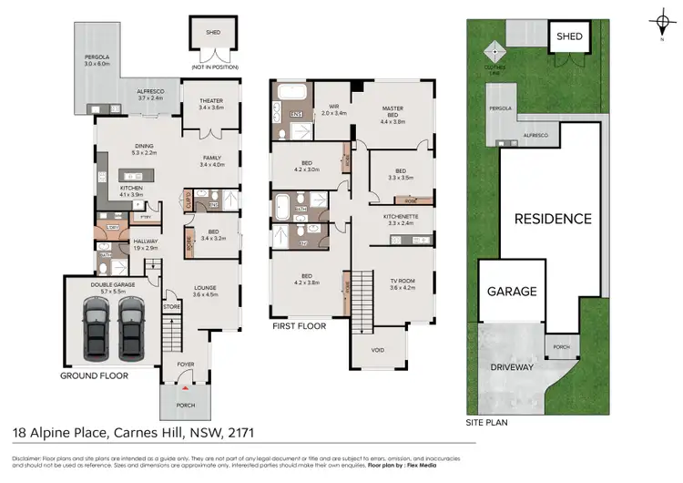 Floorplan of Homely house listing, 18 Alpine Place, Carnes Hill NSW 2171