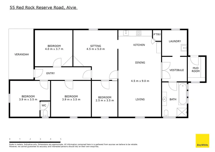 Floorplan of Homely house listing, 55 Red Rock Reserve Road, Alvie VIC 3249