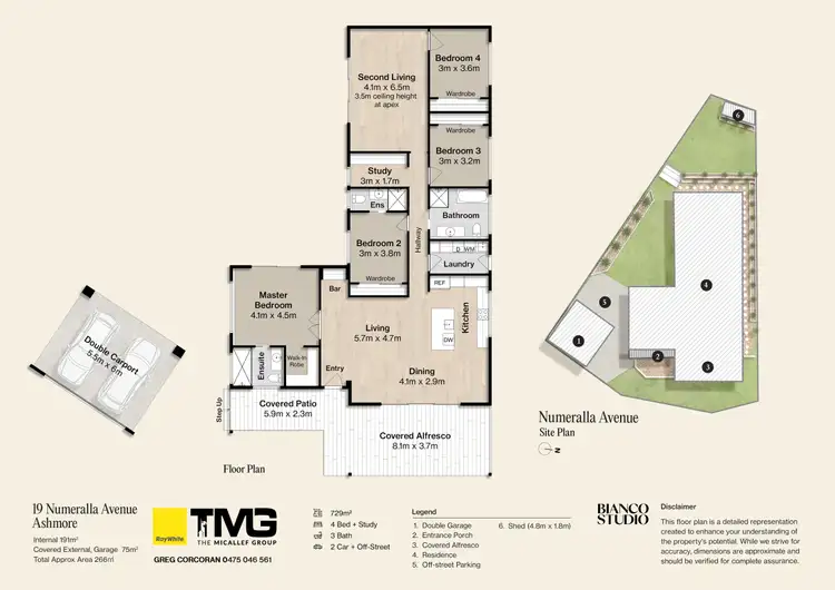 Floorplan of Homely house listing, 19 Numeralla Avenue, Ashmore QLD 4214