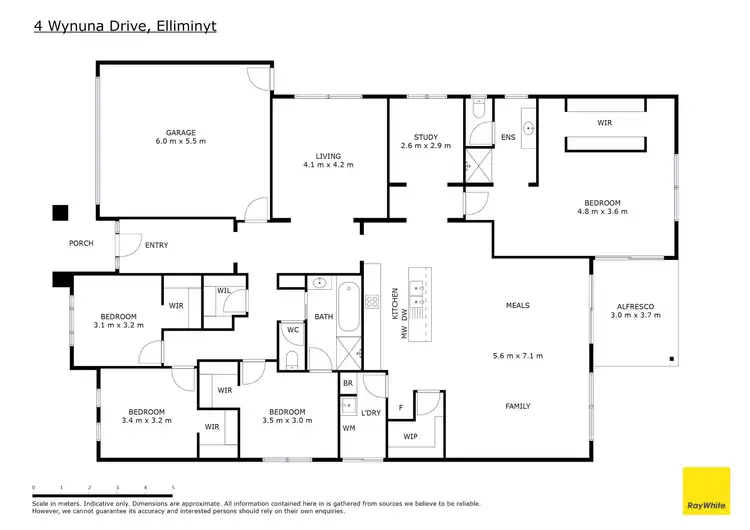 Floorplan of Homely house listing, 4 Wyuna Drive, Elliminyt VIC 3250