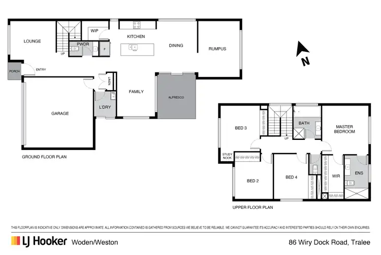 Floorplan of Homely house listing, 86 Wiry Dock Road, Tralee NSW 2620