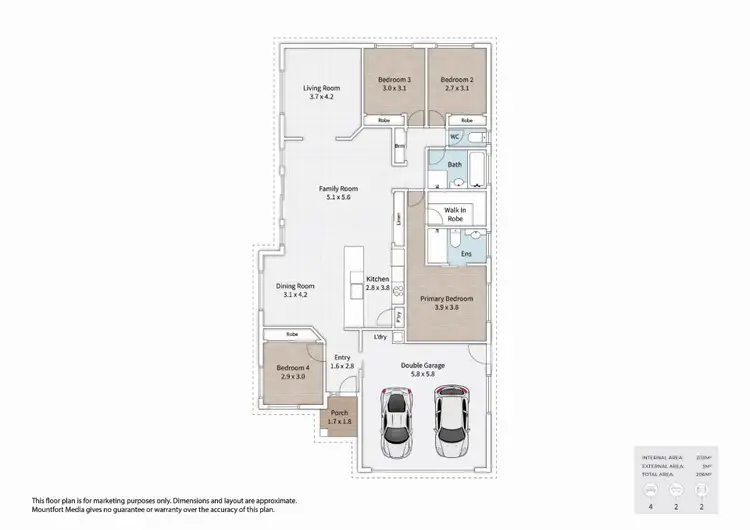 Floorplan of Homely house listing, 17 Valleyview Street, Narangba QLD 4504