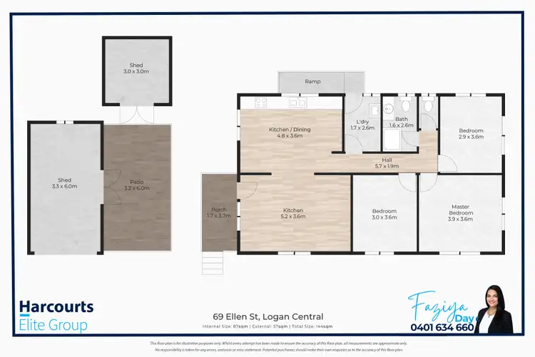 Floorplan of Homely house listing, 69 Ellen Street, Logan Central QLD 4114