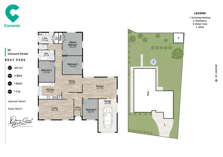 Floorplan of Homely house listing, 56 Viscount Street, Bray Park QLD 4500