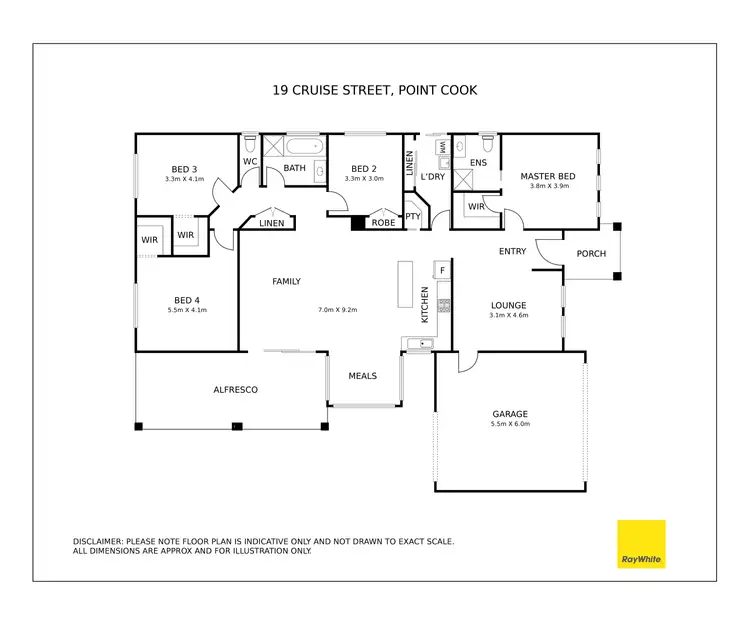 Floorplan of Homely house listing, 19 Cruise Street, Point Cook VIC 3030