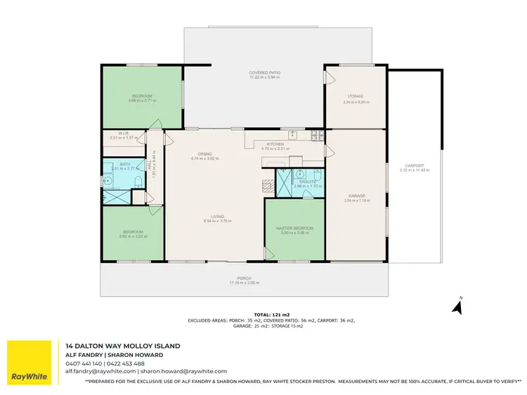 Floorplan of Homely house listing, 14 Dalton Way, Molloy Island WA 6290