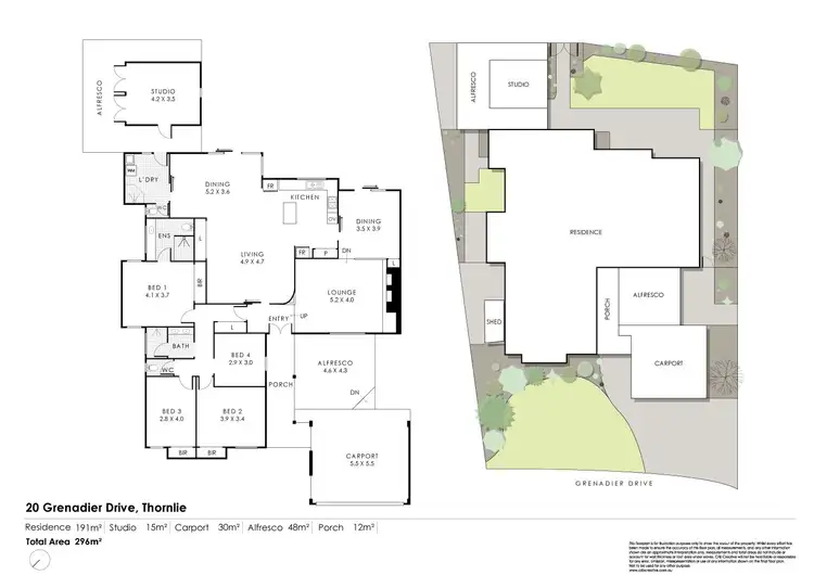 Floorplan of Homely house listing, 20 Grenadier Drive, Thornlie WA 6108