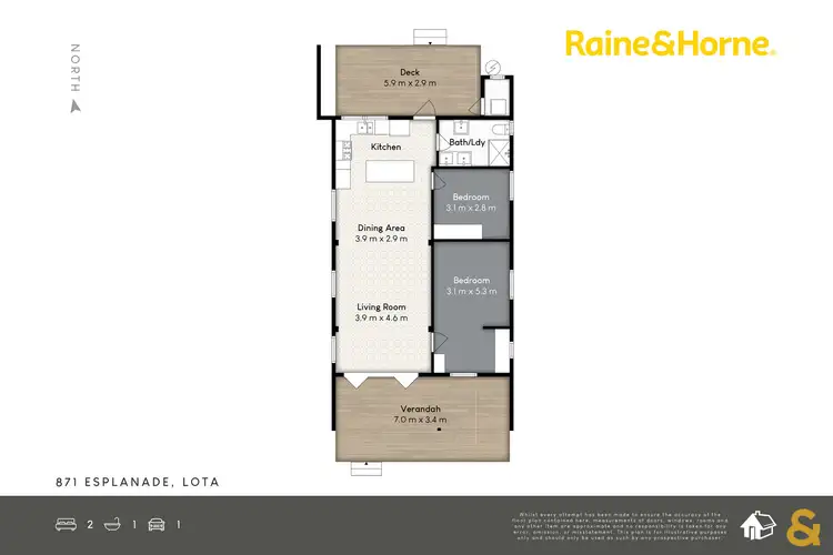 Floorplan of Homely house listing, 871 Esplanade, Lota QLD 4179