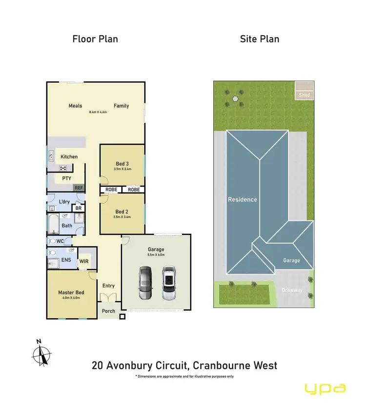 Floorplan of Homely house listing, 20 Avonbury Circuit, Cranbourne West VIC 3977