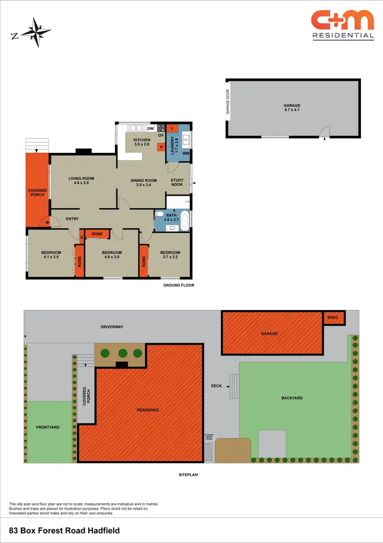 Floorplan of Homely house listing, 83 Box Forest Road, Hadfield VIC 3046