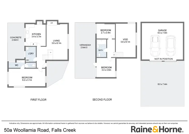 Floorplan of Homely house listing, 50A Woollamia Road, Falls Creek NSW 2540