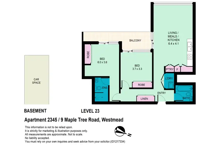 Floorplan of Homely apartment listing, 2345/9 Maple Tree Road, Westmead NSW 2145