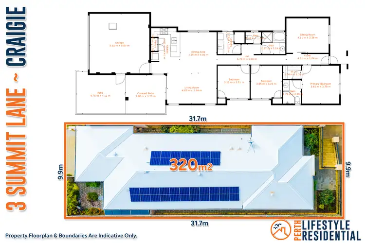 Floorplan of Homely house listing, 3 Summit Lane, Craigie WA 6025