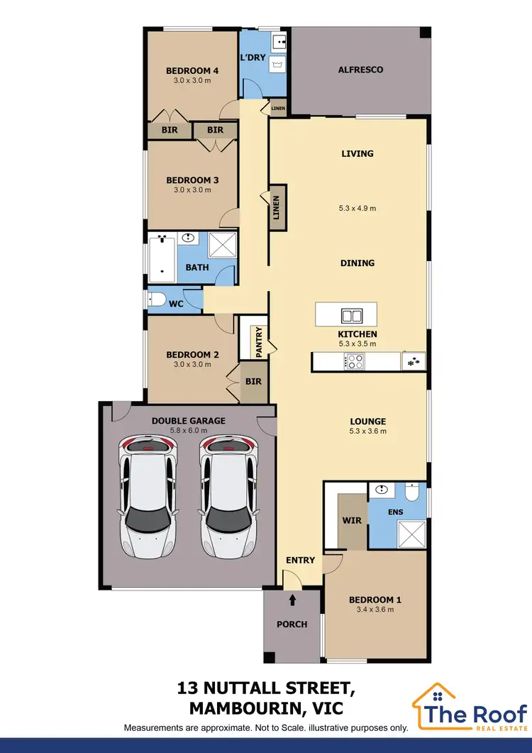 Floorplan of Homely house listing, 13 Nuttall Street, Mambourin VIC 3024