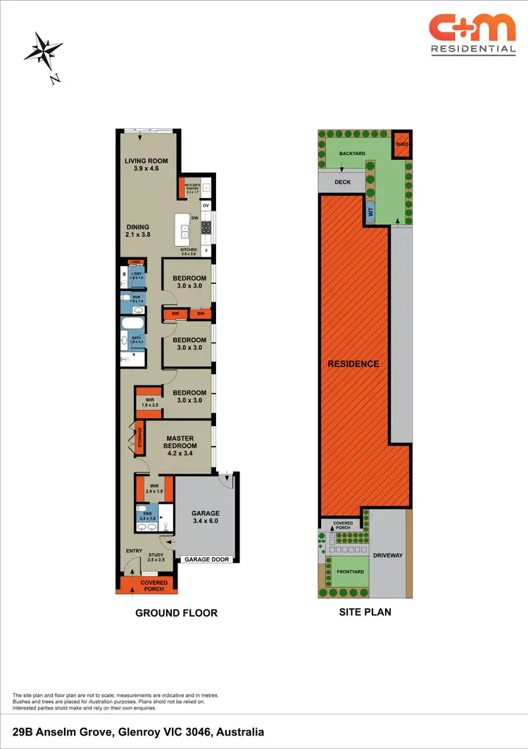 Floorplan of Homely house listing, 29b Anselm Grove, Glenroy VIC 3046