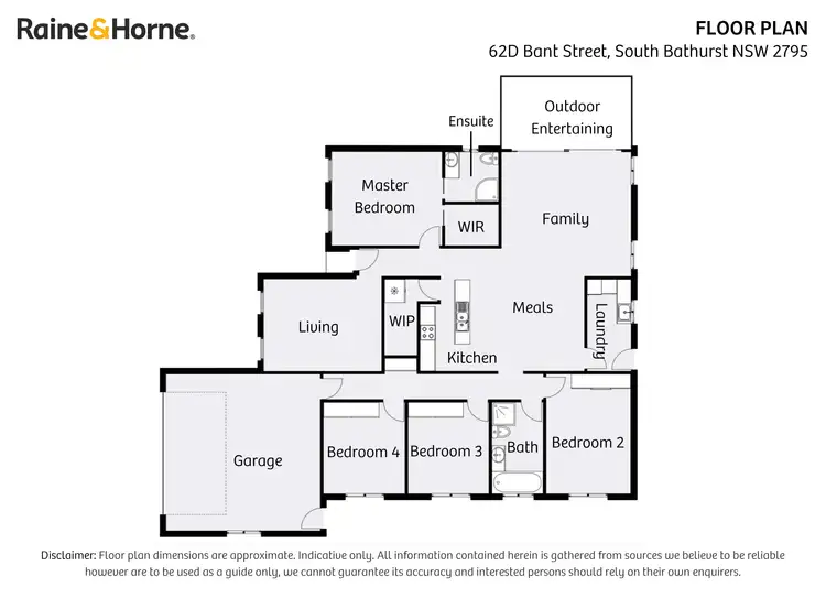 Floorplan of Homely house listing, 62D Bant Street, South Bathurst NSW 2795