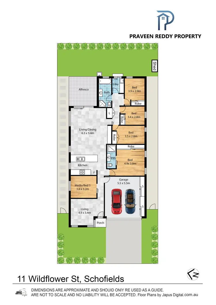 Floorplan of Homely house listing, 11 Wildflower Street, Schofields NSW 2762