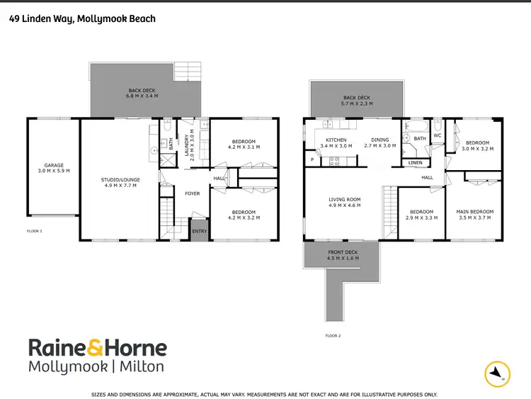 Floorplan of Homely house listing, 49 Linden Way, Mollymook Beach NSW 2539