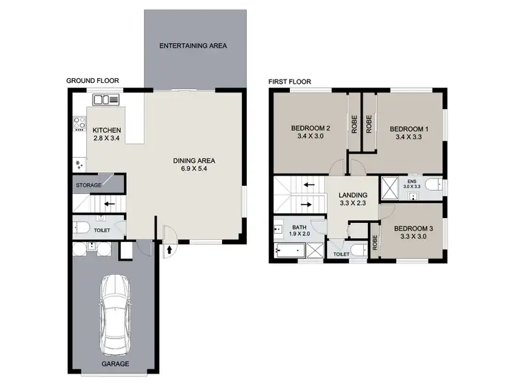 Floorplan of Homely townhouse listing, 4/9 Cavella Drive, Glen Eden QLD 4680