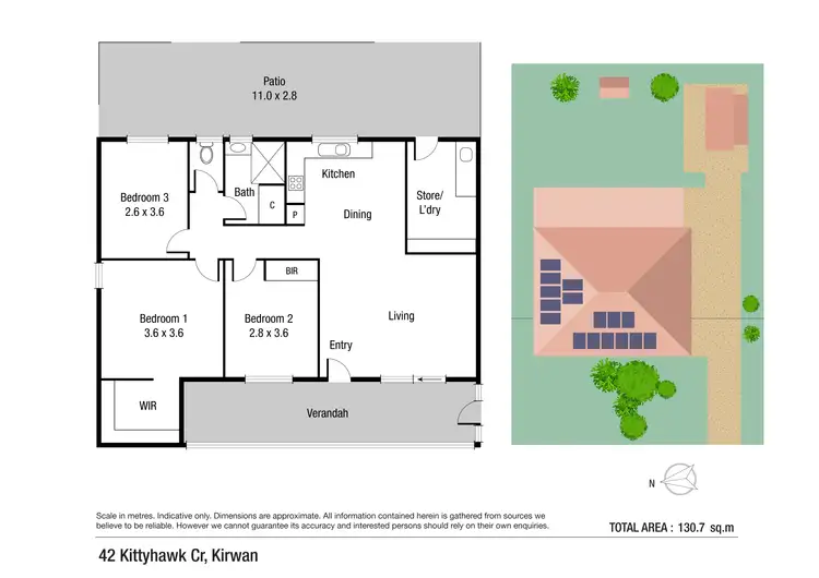 Floorplan of Homely house listing, 42 Kittyhawk Crescent, Kirwan QLD 4817