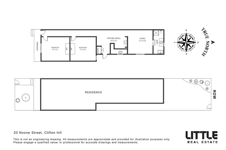 Floorplan of Homely house listing, 20 Noone Street, Clifton Hill VIC 3068