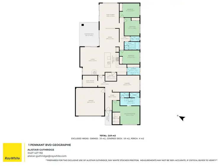 Floorplan of Homely house listing, 1 Pennant Boulevard, Geographe WA 6280