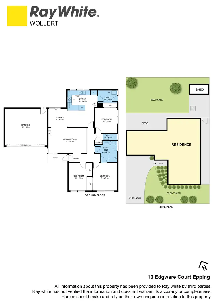 Floorplan of Homely house listing, 10 Edgware Court, Epping VIC 3076