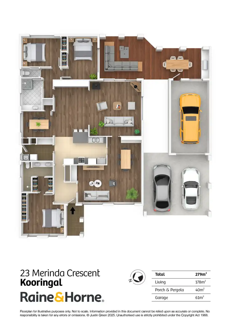 Floorplan of Homely house listing, 23 Merinda Crescent, Kooringal NSW 2650