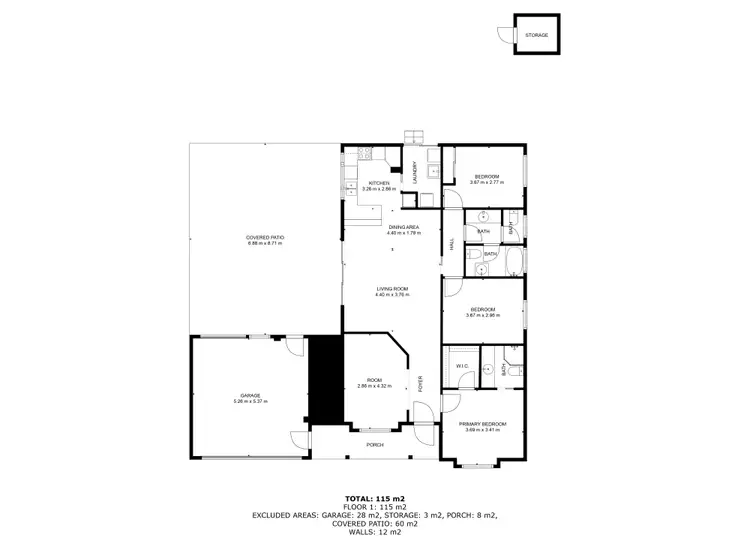 Floorplan of Homely house listing, 11 Fairbairn Street, Glenroy NSW 2640