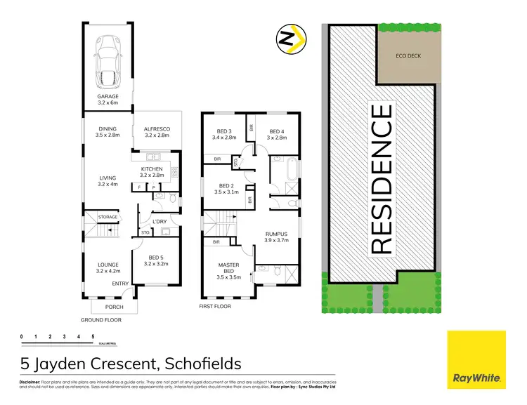 Floorplan of Homely house listing, 5 Jayden Crescent, Schofields NSW 2762