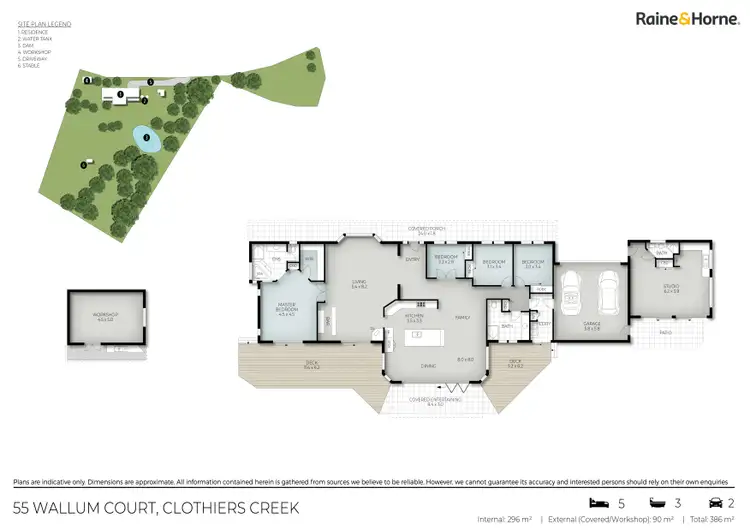 Floorplan of Homely rural property listing, 55 Wallum Court, Reserve Creek NSW 2484