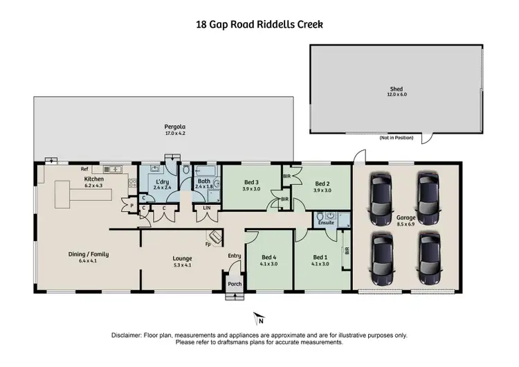 Floorplan of Homely house listing, 18 Gap Road, Riddells Creek VIC 3431