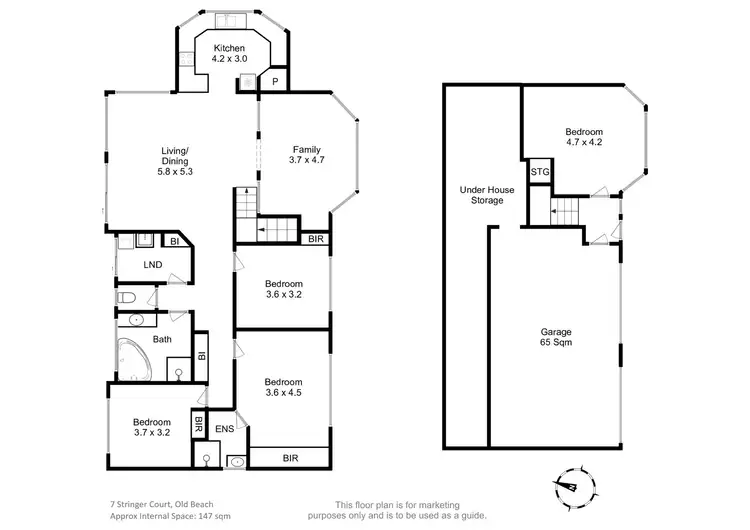 Floorplan of Homely house listing, 7 Stringer Court, Old Beach TAS 7017