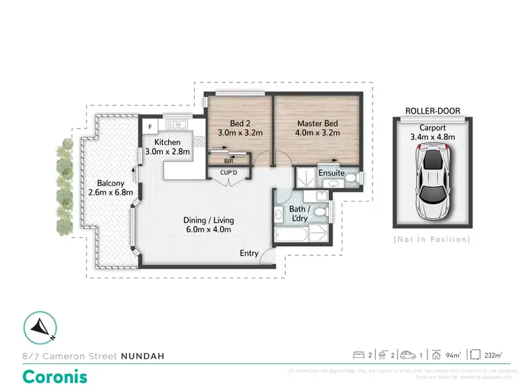 Floorplan of Homely unit listing, 8/7 Cameron Street, Nundah QLD 4012