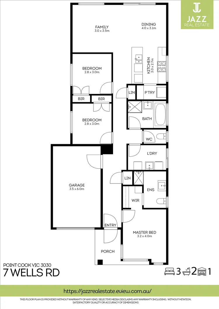 Floorplan of Homely house listing, 7 Wells Road, Point Cook VIC 3030