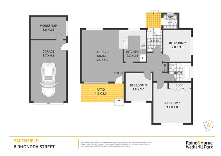 Floorplan of Homely house listing, 8 Rhondda Street, Smithfield NSW 2164